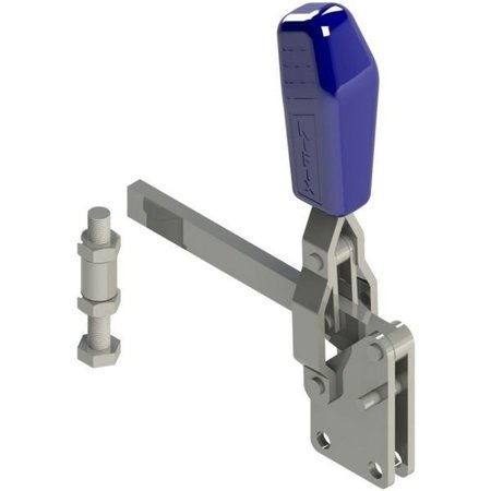KIFIX Vertical Hold-Down Toggle Clamp, 440 lb.Retention Force, 90Deg Opening Angle KF-017-RS